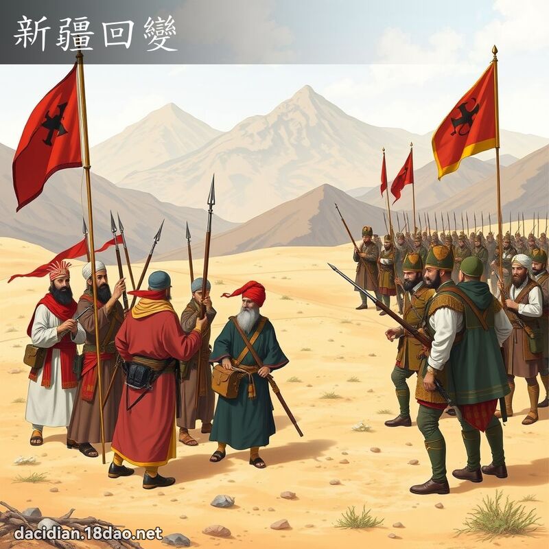 新疆回變 - 國語大辭典配圖