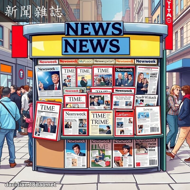 新闻杂誌 - 国语大辞典配图