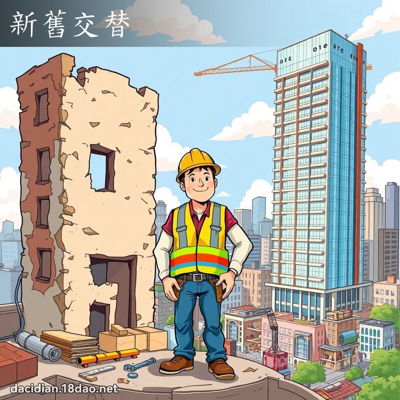 新旧交替 - 国语大辞典配图