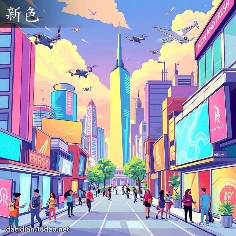 新色 - 国语大辞典配图