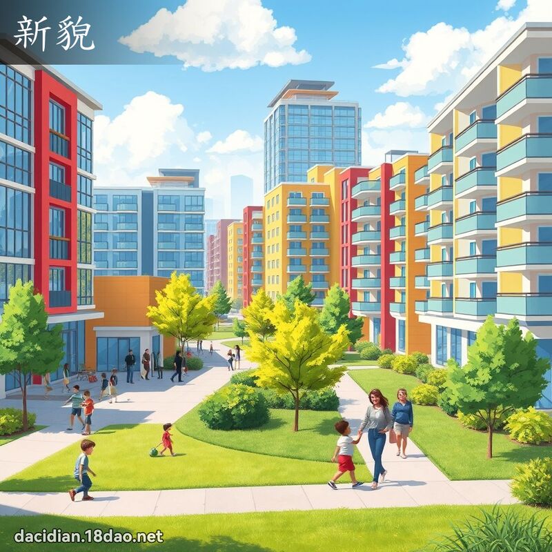新貌 - 国语大辞典配图