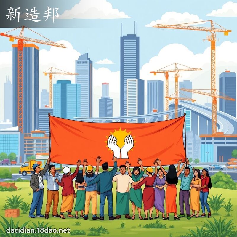 新造邦 - 国语大辞典配图