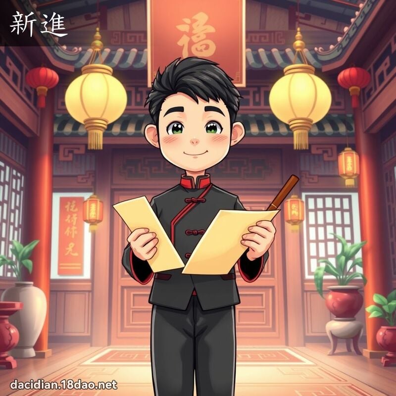 新進 - 國語大辭典配圖