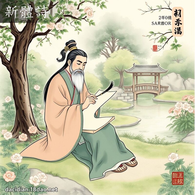 新體詩 - 國語大辭典配圖