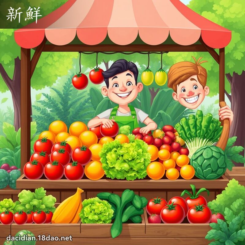 新鲜 - 国语大辞典配图