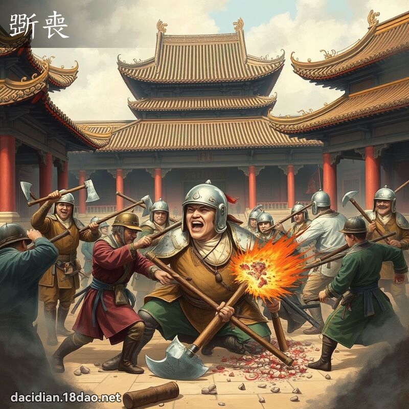 斲丧 - 国语大辞典配图