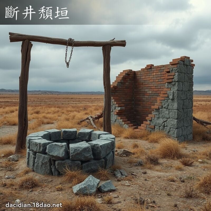 断井颓垣 - 国语大辞典配图