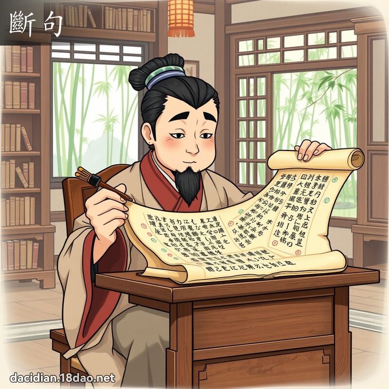 斷句 - 國語大辭典配圖