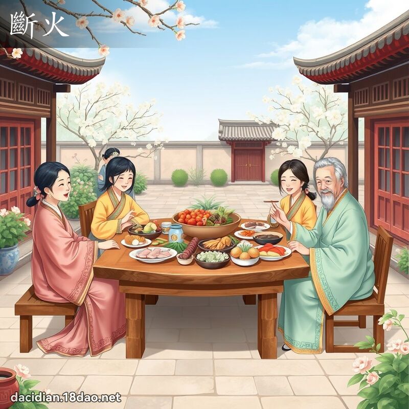 断火 - 国语大辞典配图