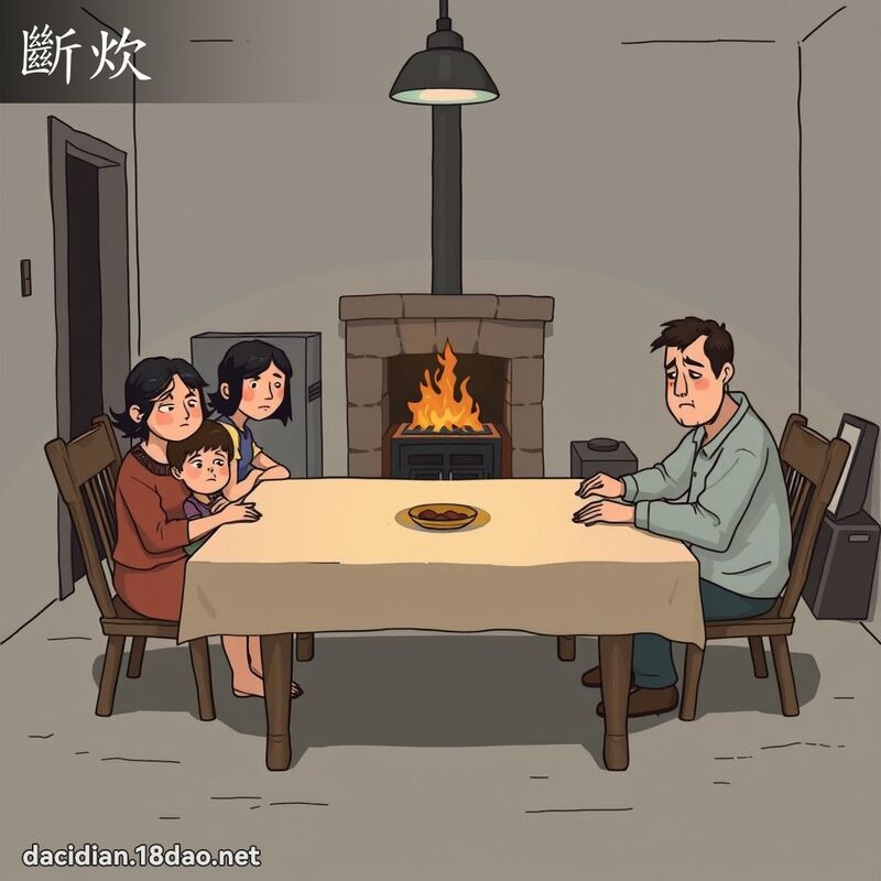 断炊 - 国语大辞典配图
