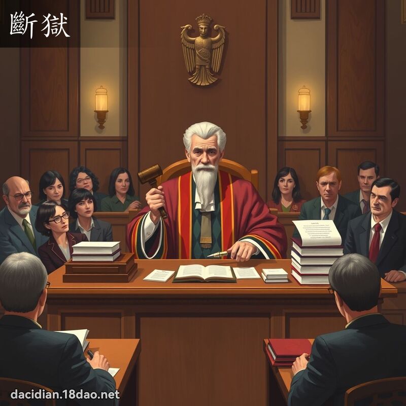 断狱 - 国语大辞典配图
