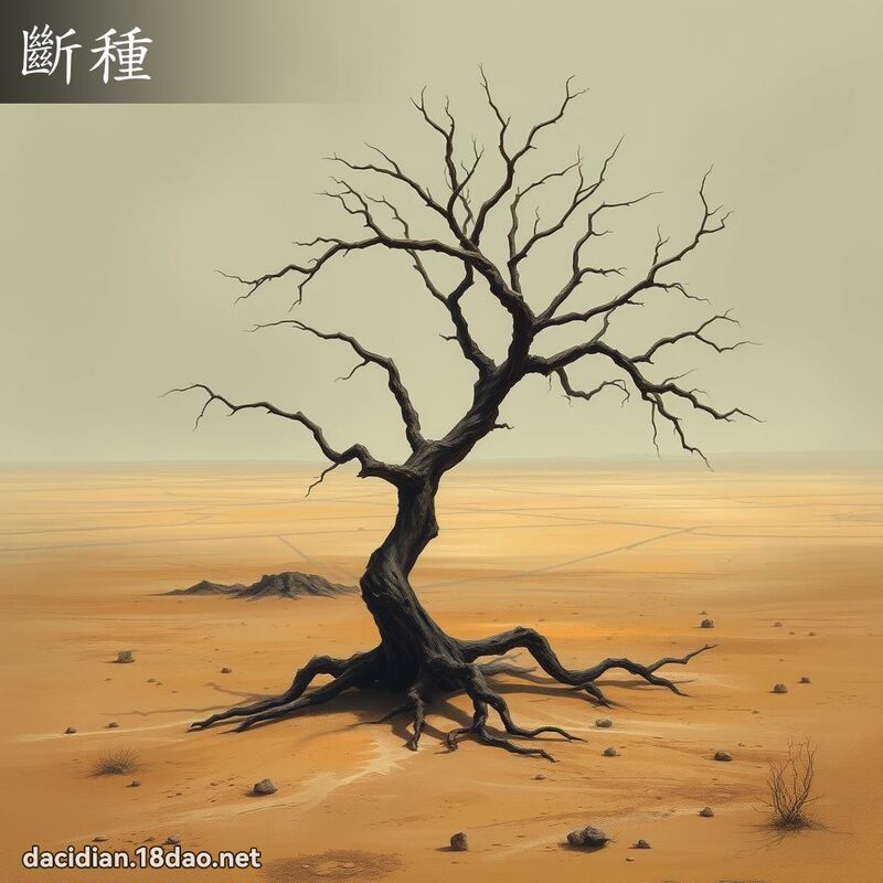 断种 - 国语大辞典配图
