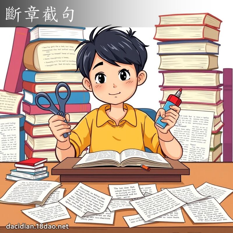 斷章截句 - 國語大辭典配圖