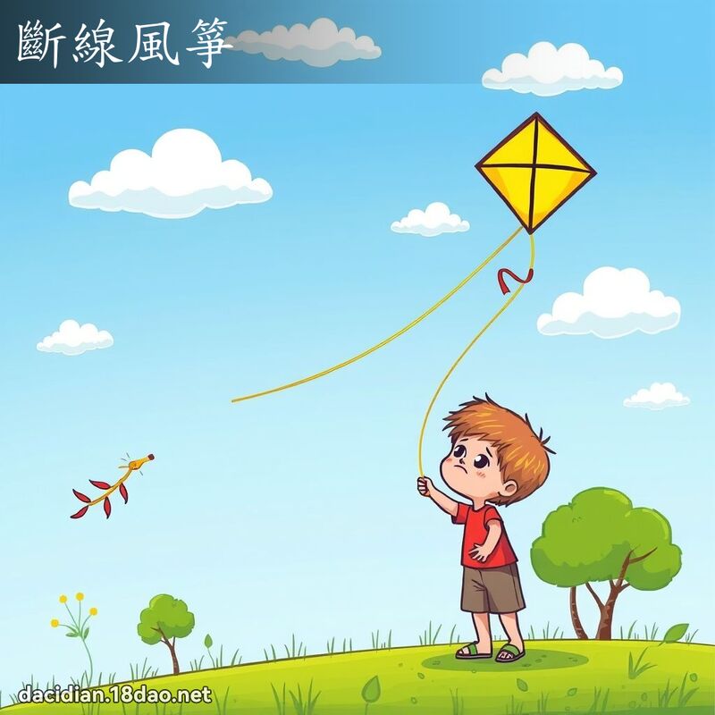 斷線風箏 - 國語大辭典配圖