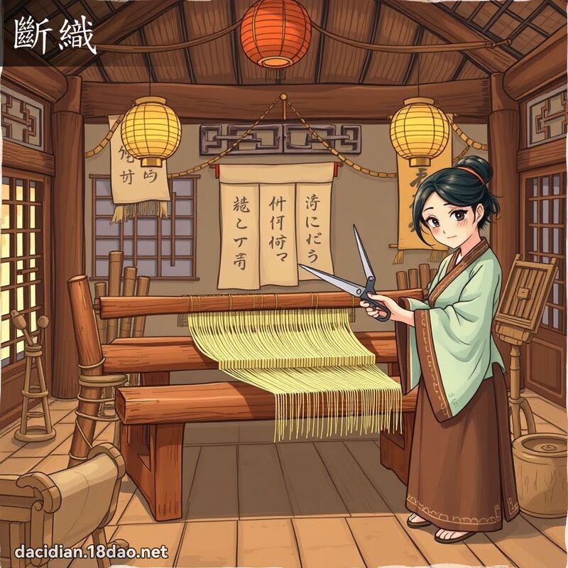 断织 - 国语大辞典配图