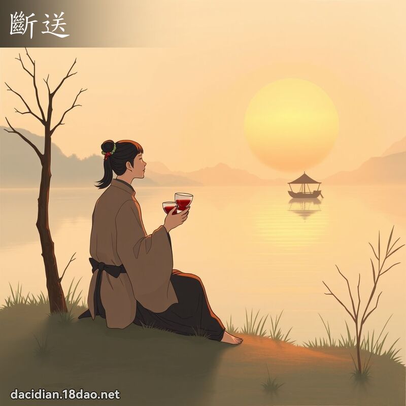 斷送 - 國語大辭典配圖