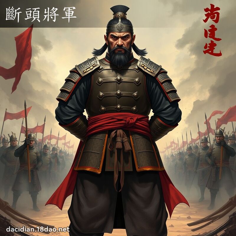 断头將军 - 国语大辞典配图
