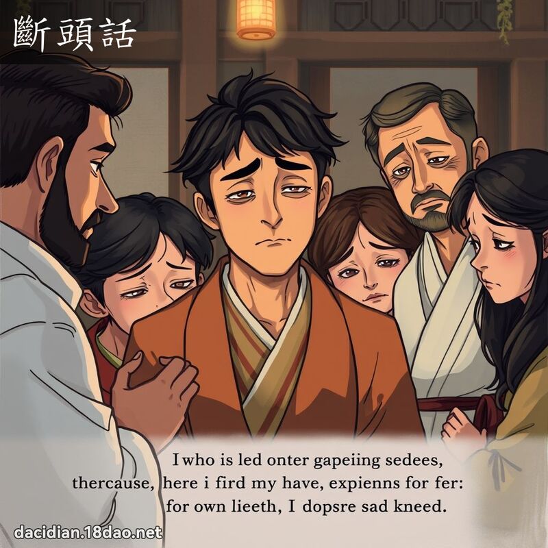 斷頭話 - 國語大辭典配圖