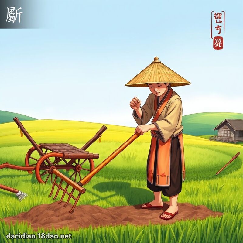 斸 - 國語大辭典配圖