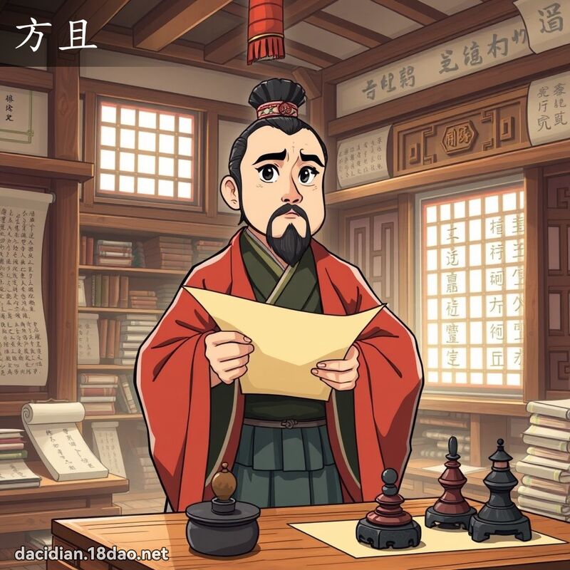 方且 - 國語大辭典配圖