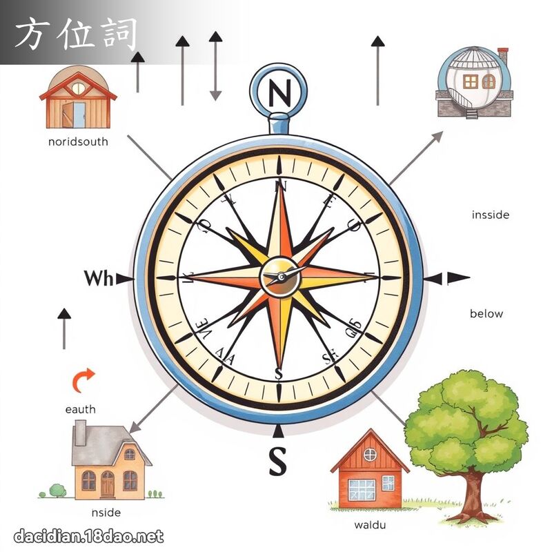 方位詞 - 國語大辭典配圖
