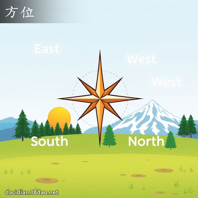 方位 - 國語大辭典配圖