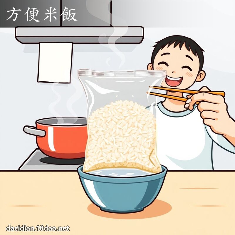 方便米饭 - 国语大辞典配图