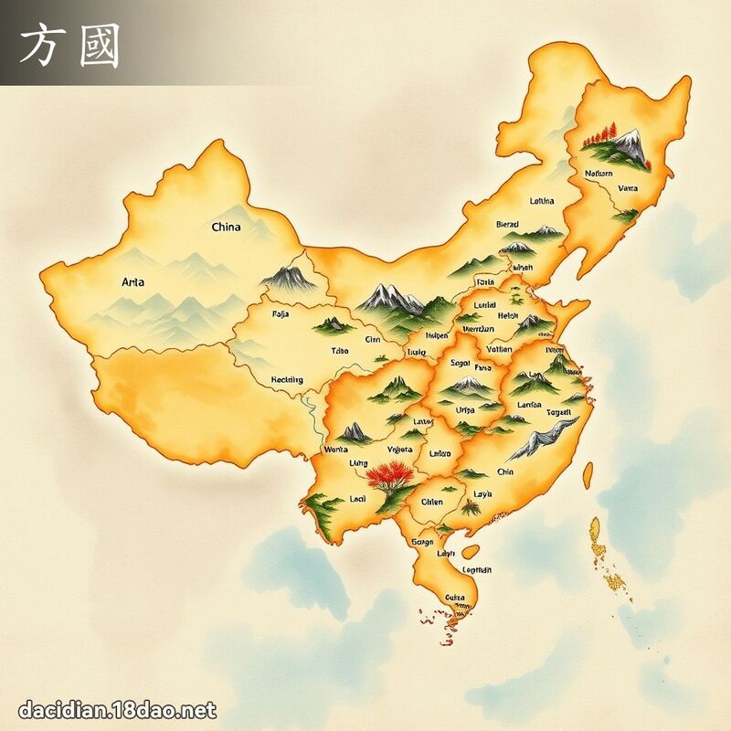 方國 - 國語大辭典配圖