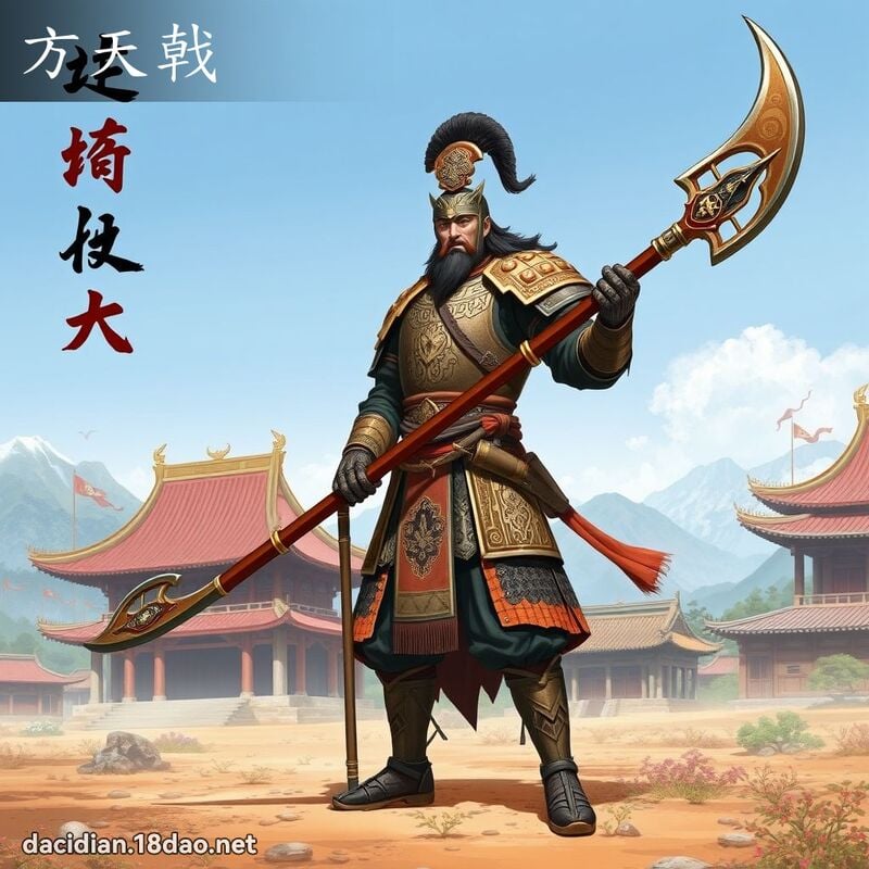 方天戟 - 国语大辞典配图