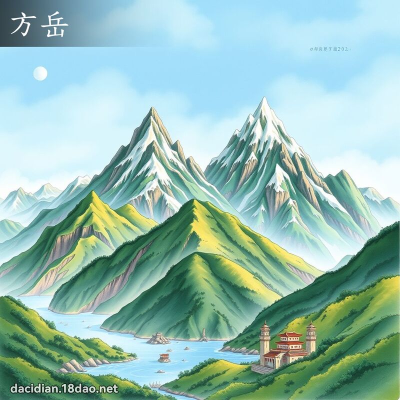 方岳 - 國語大辭典配圖