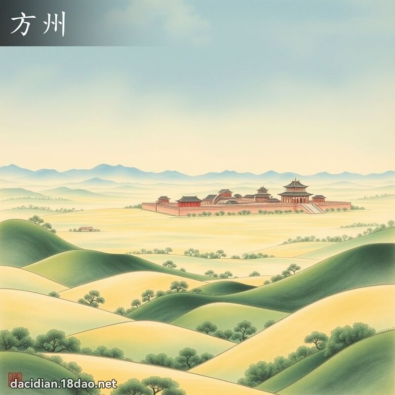 方州 - 國語大辭典配圖