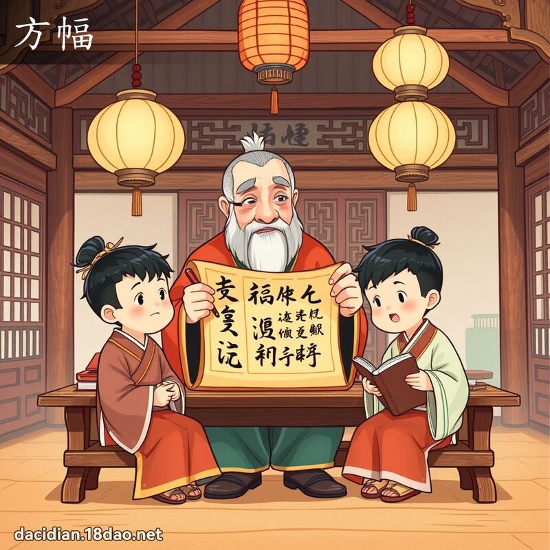 方幅 - 国语大辞典配图