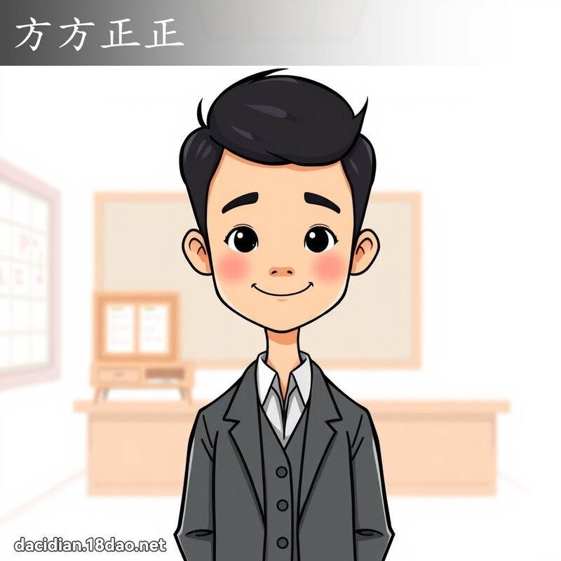 方方正正 - 国语大辞典配图