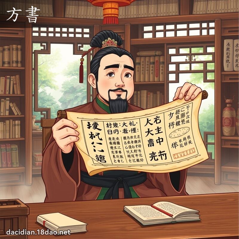 方书 - 国语大辞典配图