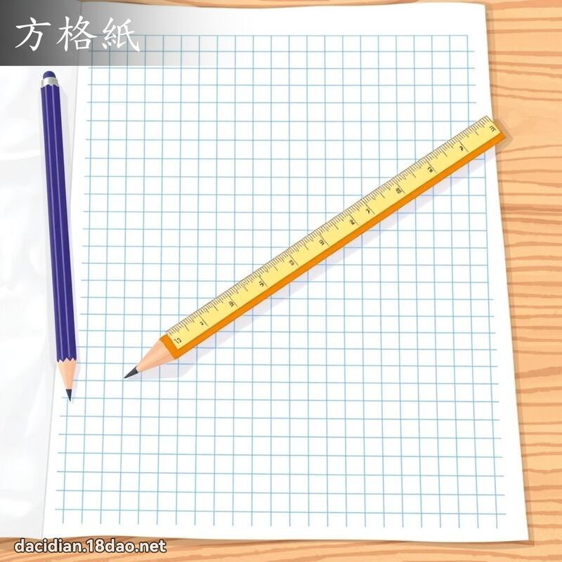 方格紙 - 國語大辭典配圖