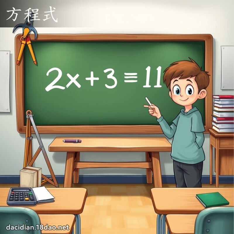 方程式 - 國語大辭典配圖