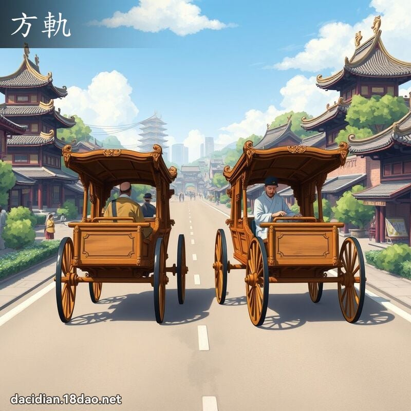 方轨 - 国语大辞典配图