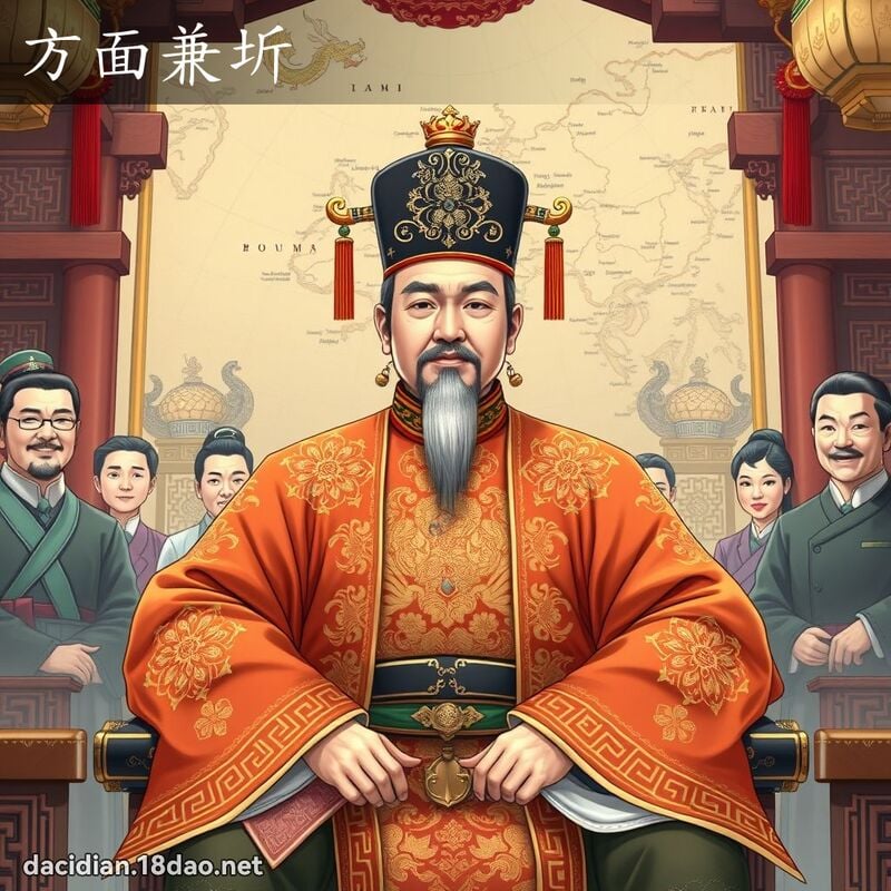 方面兼圻 - 国语大辞典配图