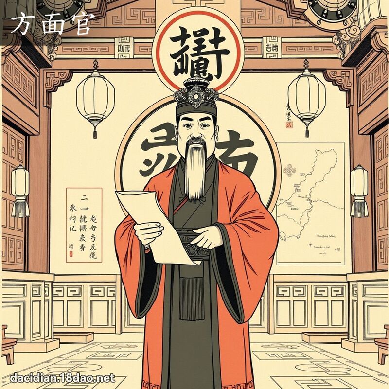 方面官 - 國語大辭典配圖