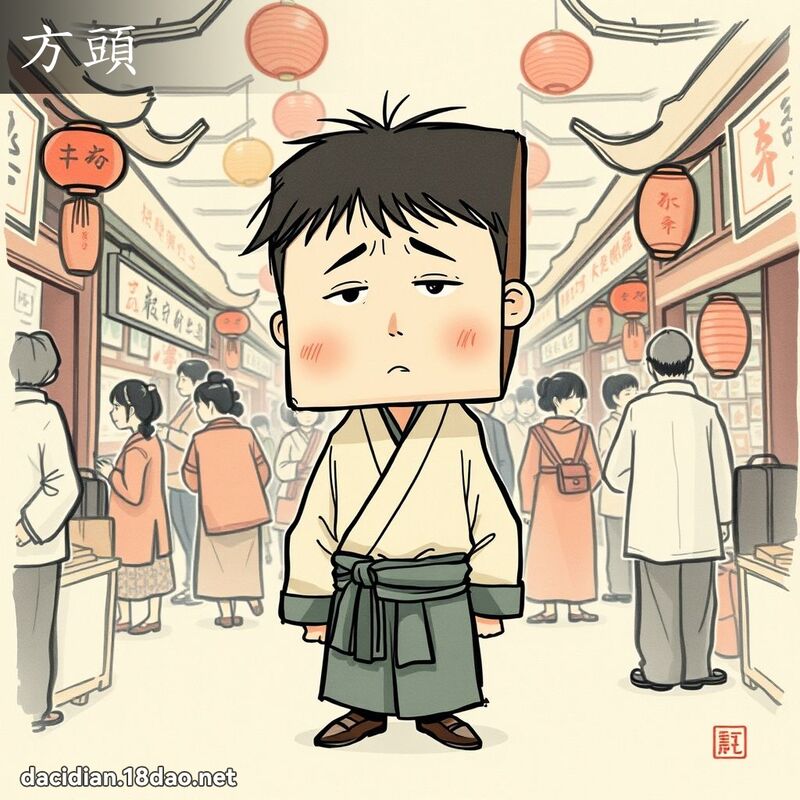 方头 - 国语大辞典配图