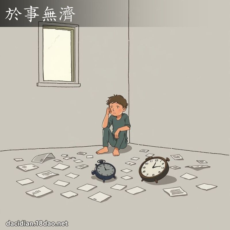 於事無濟 - 國語大辭典配圖