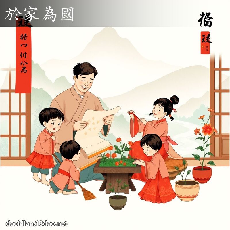於家為國 - 國語大辭典配圖