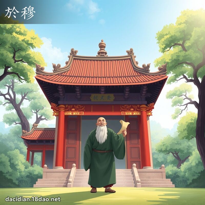 於穆 - 國語大辭典配圖