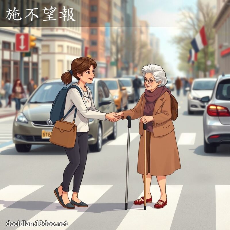 施不望报 - 国语大辞典配图