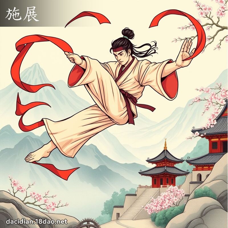 施展 - 国语大辞典配图