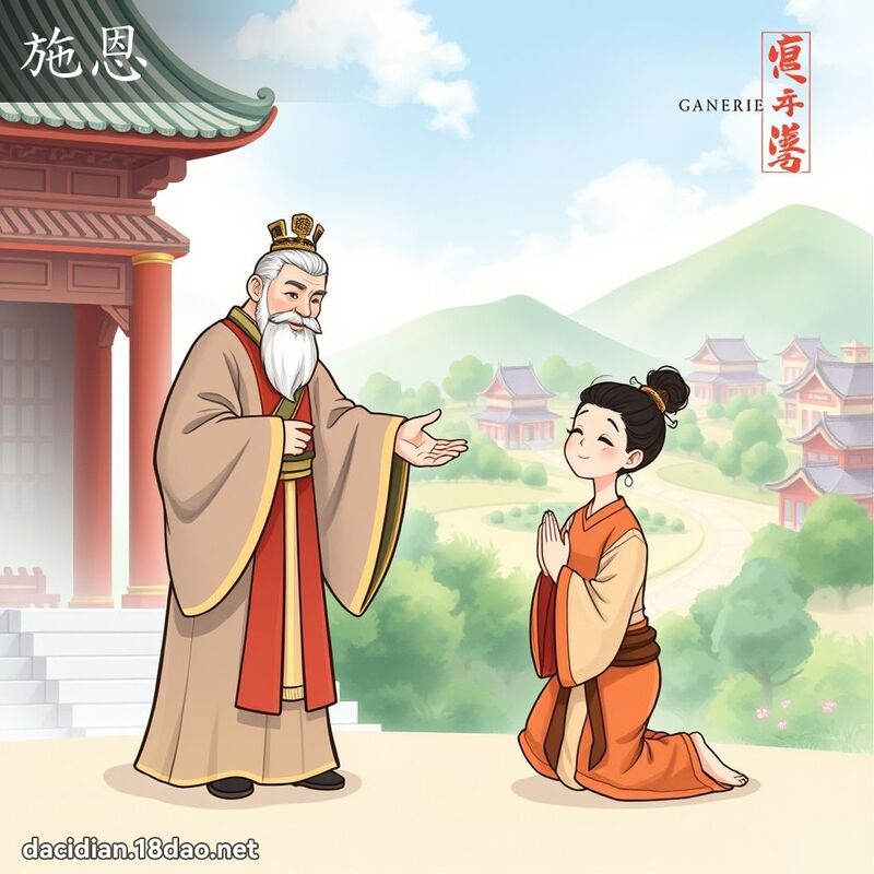 施恩 - 國語大辭典配圖