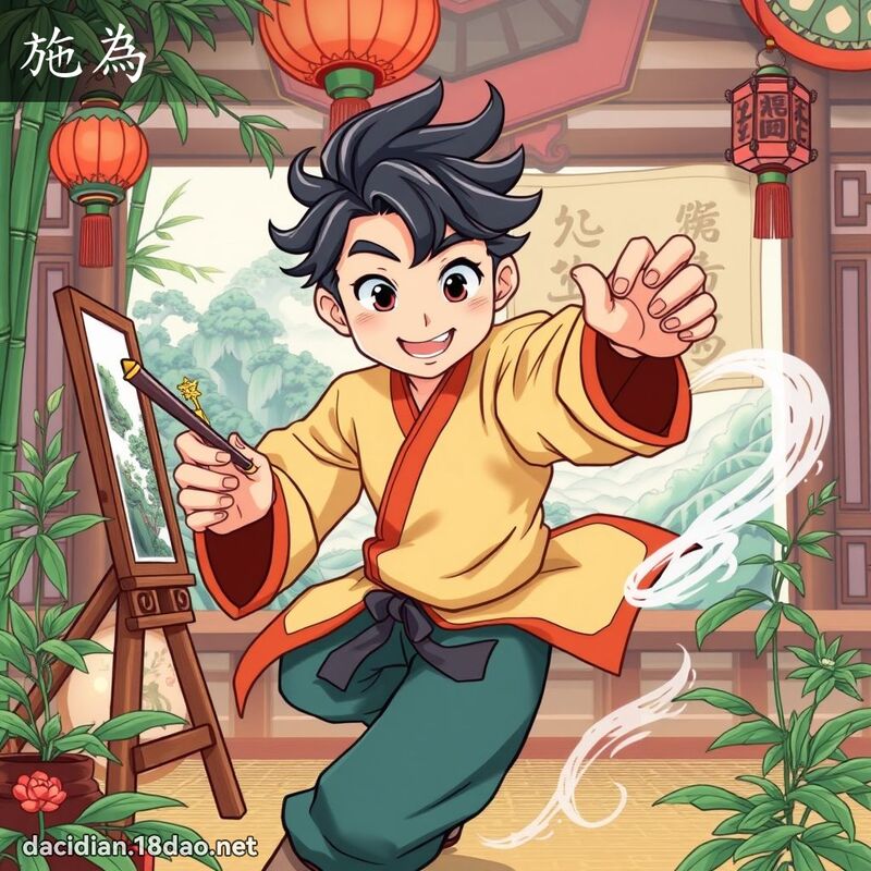 施為 - 國語大辭典配圖