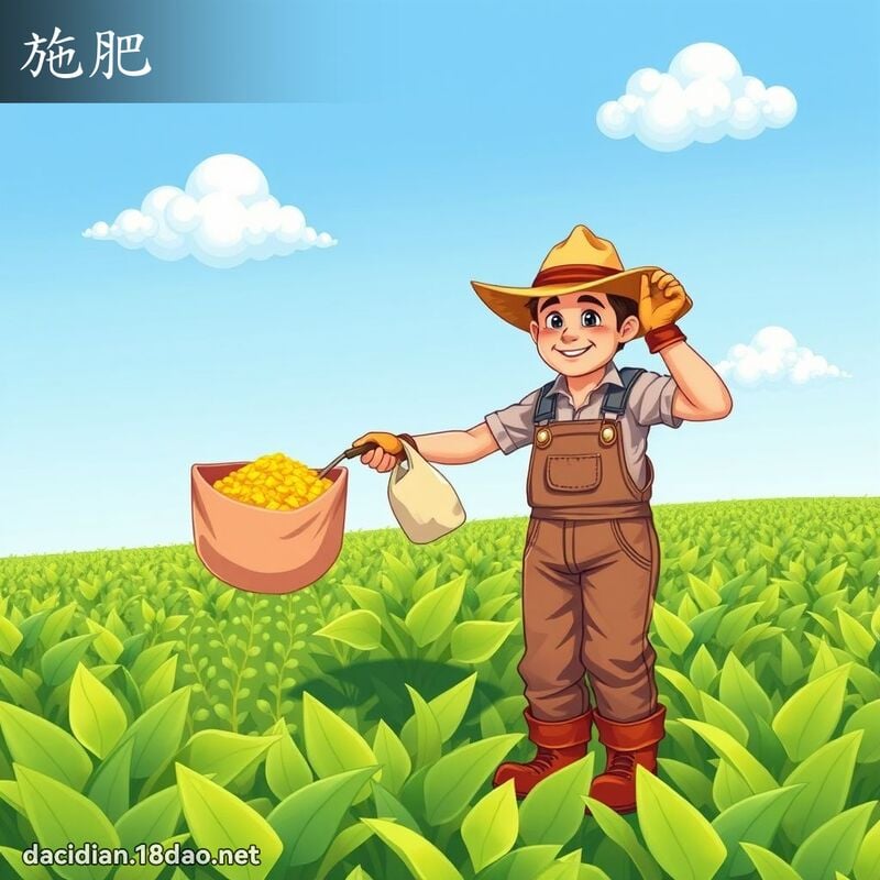 施肥 - 国语大辞典配图