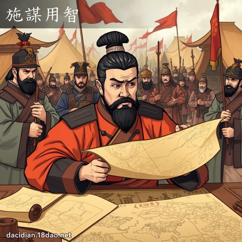 施謀用智 - 國語大辭典配圖