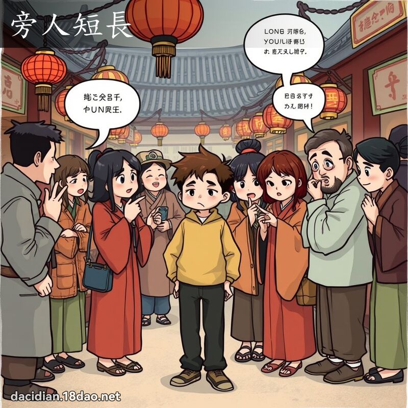 旁人短長 - 國語大辭典配圖